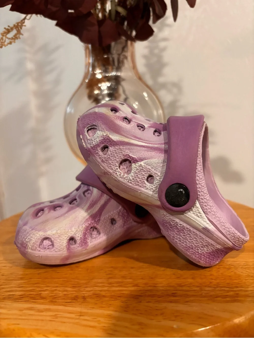 Toddler Capelli Purple Clog-Style Slip-On Shoes